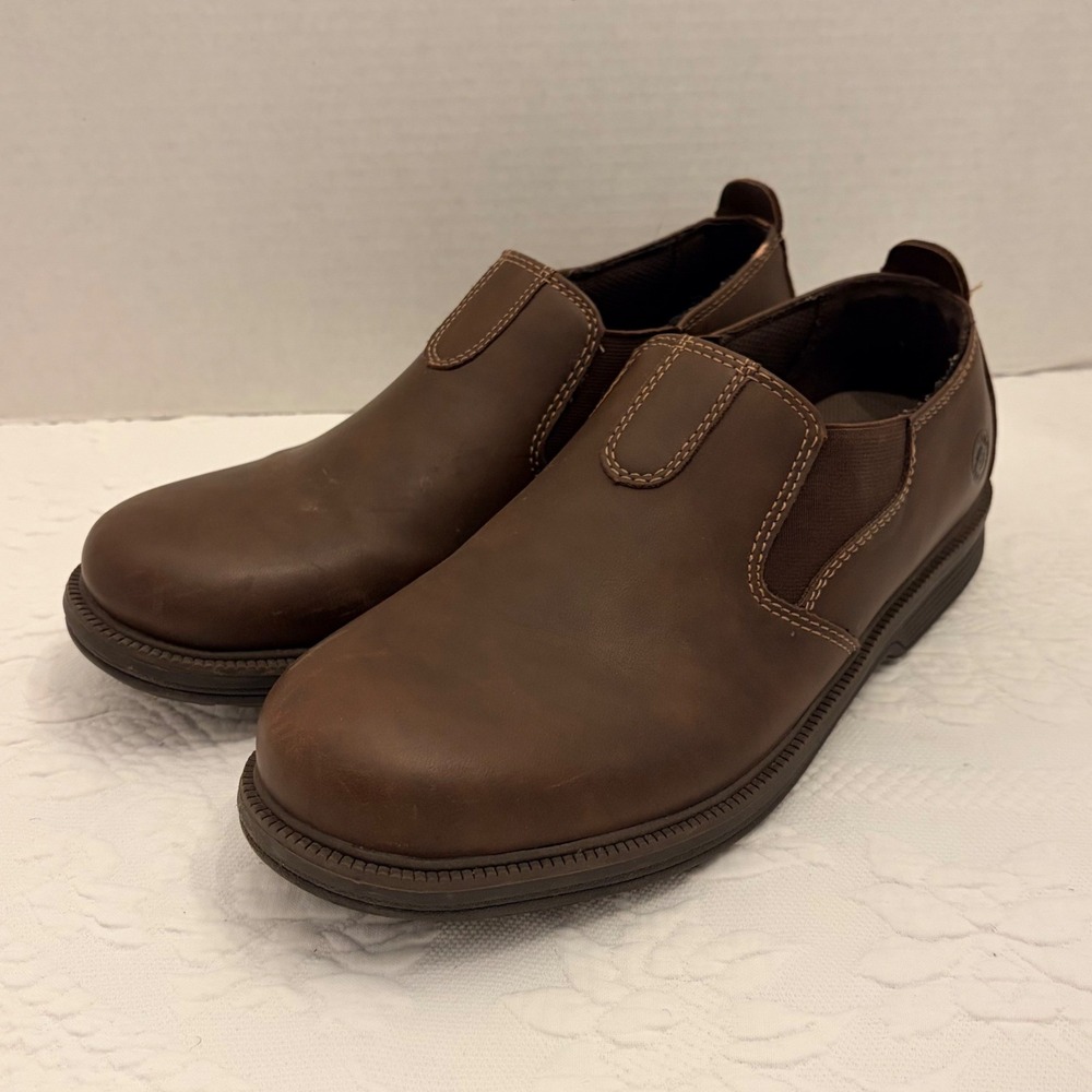 Earth Spirit Mens Brown Slip On Loafers Casual Comfort Shoes Size 9